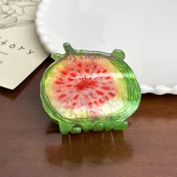 Women's Cute Strawberry Arylic Printing Hair Claws sku image 2