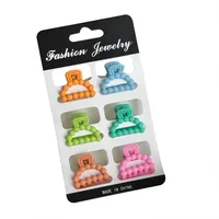 Women's Cartoon Style Solid Color Resin Hair Claws main image 1