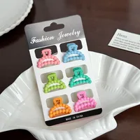 Women's Cartoon Style Solid Color Resin Hair Claws sku image 11
