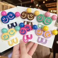Women's Cute Smile Face Arylic Hair Tie main image 1