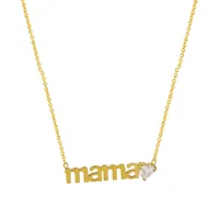 Basic Simple Style Letter Titanium Steel Plating Mother'S Day Women's Pendant Necklace main image 2