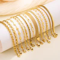 Basic Simple Style Geometric 316L Stainless Steel  Plating Women's Bracelets main image 4