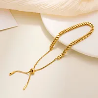 Basic Simple Style Geometric 316L Stainless Steel  Plating Women's Bracelets sku image 35
