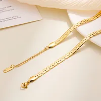 Basic Simple Style Geometric 316L Stainless Steel  Plating Women's Bracelets sku image 27