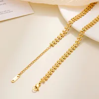 Basic Simple Style Geometric 316L Stainless Steel  Plating Women's Bracelets sku image 26