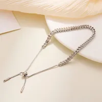 Basic Simple Style Geometric 316L Stainless Steel  Plating Women's Bracelets sku image 32
