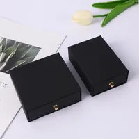 Business Solid Color Cardboard Jewelry Boxes sku image 2