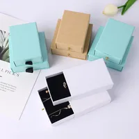 Business Solid Color Cardboard Jewelry Boxes main image 1