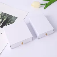 Business Solid Color Cardboard Jewelry Boxes sku image 3