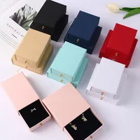 Business Solid Color Cardboard Jewelry Boxes main image 3