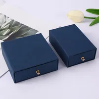 Business Solid Color Cardboard Jewelry Boxes sku image 14