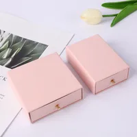 Business Solid Color Cardboard Jewelry Boxes sku image 6