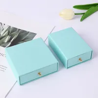 Business Solid Color Cardboard Jewelry Boxes sku image 8