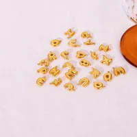 Vacation Simple Style Letter 304 Stainless Steel Polishing Jewelry Accessories main image 3