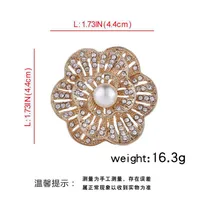 Elegant Glam Heart Shape Flower Bow Knot Alloy Plating Artificial Pearls Women's Brooches sku image 1