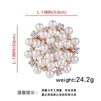 Elegant Glam Heart Shape Flower Bow Knot Alloy Plating Artificial Pearls Women's Brooches sku image 44