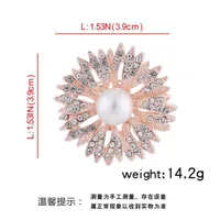 Elegant Glam Heart Shape Flower Bow Knot Alloy Plating Artificial Pearls Women's Brooches sku image 32