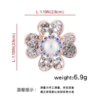 Elegant Glam Heart Shape Flower Bow Knot Alloy Plating Artificial Pearls Women's Brooches sku image 11
