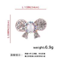 Elegant Glam Heart Shape Flower Bow Knot Alloy Plating Artificial Pearls Women's Brooches sku image 15
