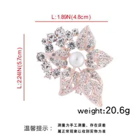 Elegant Glam Heart Shape Flower Bow Knot Alloy Plating Artificial Pearls Women's Brooches sku image 25
