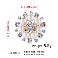Elegant Glam Heart Shape Flower Bow Knot Alloy Plating Artificial Pearls Women's Brooches sku image 19