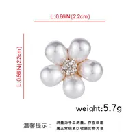 Elegant Glam Heart Shape Flower Bow Knot Alloy Plating Artificial Pearls Women's Brooches sku image 18