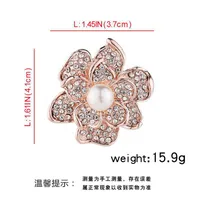 Elegant Glam Heart Shape Flower Bow Knot Alloy Plating Artificial Pearls Women's Brooches sku image 36