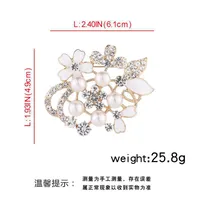 Elegant Glam Heart Shape Flower Bow Knot Alloy Plating Artificial Pearls Women's Brooches sku image 48
