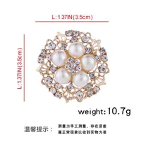 Elegant Glam Heart Shape Flower Bow Knot Alloy Plating Artificial Pearls Women's Brooches sku image 31