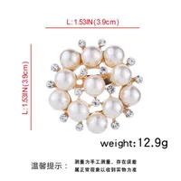 Elegant Glam Heart Shape Flower Bow Knot Alloy Plating Artificial Pearls Women's Brooches sku image 21