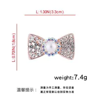 Elegant Glam Heart Shape Flower Bow Knot Alloy Plating Artificial Pearls Women's Brooches sku image 14