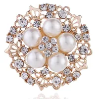 Elegant Glam Heart Shape Flower Bow Knot Alloy Plating Artificial Pearls Women's Brooches main image 5