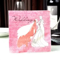 20 Sheets Per Pack Heart Shape Rose Wedding Virgin Wood Pulp Romantic sku image 7