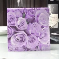 20 Sheets Per Pack Heart Shape Rose Wedding Virgin Wood Pulp Romantic main image 5