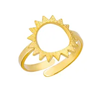 Simple Style Geometric 304 Stainless Steel Plating Unisex Open Rings main image 5