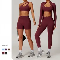 Women's Casual Sports Solid Color Nylon Spandex Standing Collar Tracksuit & Hoodie Skinny Pants main image 4