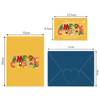 1 Piece Letter Holiday Festival Christmas Paper Card Simple Style main image 4