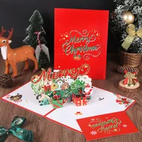1 Piece Letter Holiday Festival Christmas Paper Card Simple Style sku image 1