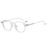 Basic Simple Style Solid Color Ac Round Frame Full Frame Glasses main image 2