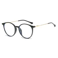 Basic Simple Style Solid Color Ac Round Frame Full Frame Glasses main image 1