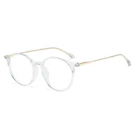 Basic Simple Style Solid Color Ac Round Frame Full Frame Glasses main image 2