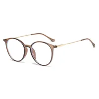 Basic Simple Style Solid Color Ac Round Frame Full Frame Glasses sku image 4