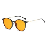 Basic Simple Style Solid Color Ac Round Frame Full Frame Glasses sku image 8