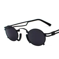 Casual Elegant Simple Style Solid Color Tac Oval Frame Full Frame Glasses sku image 1