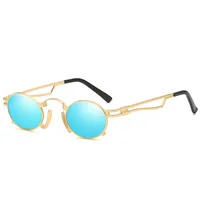 Casual Elegant Simple Style Solid Color Tac Oval Frame Full Frame Glasses sku image 4
