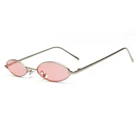 Lady Solid Color Ac Oval Frame Full Frame Glasses sku image 2