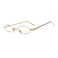 Lady Solid Color Ac Oval Frame Full Frame Glasses sku image 6