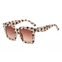Basic Lady Simple Style Solid Color Ac Square Full Frame Glasses sku image 5