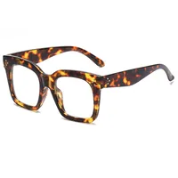 Basic Lady Simple Style Solid Color Ac Square Full Frame Glasses sku image 8