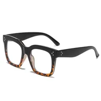 Basic Lady Simple Style Solid Color Ac Square Full Frame Glasses main image 3